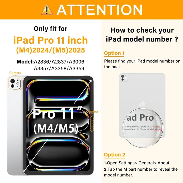 Alt view image 2 of 5 - GILLKIN for iPad Pro 11 Inch Case (M5) 2025/ (M4) 2024 (Model: A3357,A3358,A3359,A2836/A2837/A3006), Shockproof Protective Case with 360 Rotating Kickstand/Handle,Pen Slot,HD Screen Protector (Black)