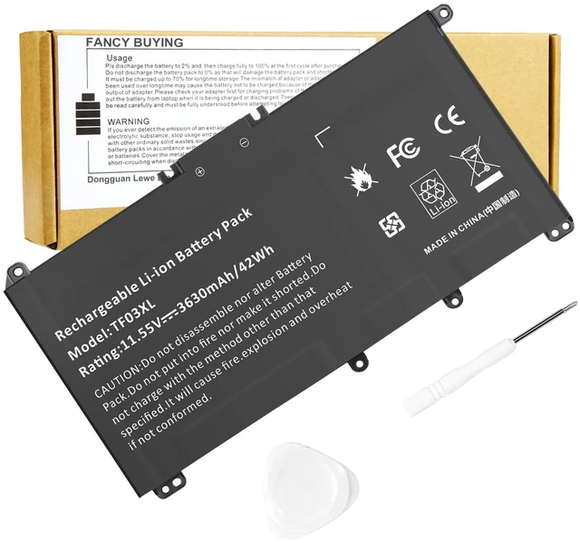 Main image of TF03XL 920070-855 Laptop Battery for HP Pavilion 15-CC 15-CD 15-CK 14-CD 14M-CD 14-BF 14-BK 17-AR Series:15-cc154cl 15-cc060wm 15-cc152od 15-cc055od 15-cd040wm;17-AR007CA 920046-121 421 541 HSTNN-IB7