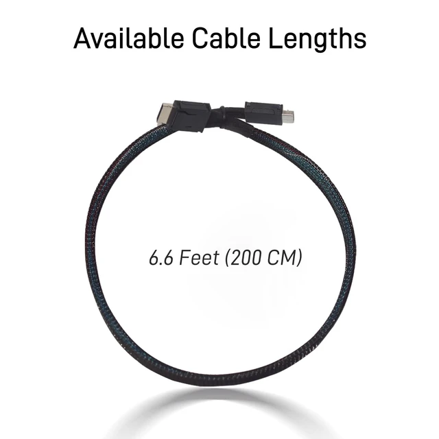 Alt view image 5 of 5 - LetLinkSo Oculink Cable SFF-8611 4i Long Extension Cable