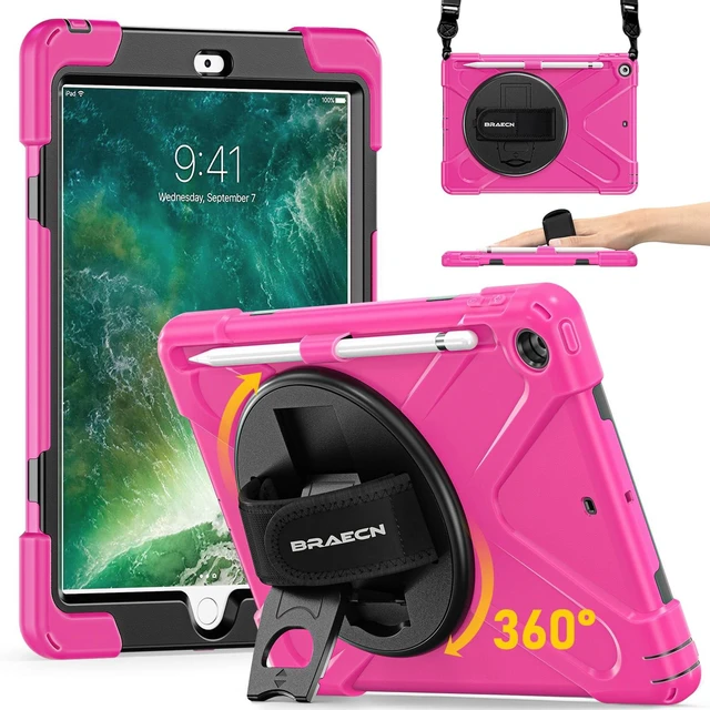 Main image of BRAECN Case for iPad 6th/5th Generation - 9.7 inch 2018/2017 Rose