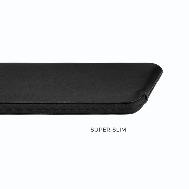 Alt view image 5 of 5 - Comfyable Tablet Sleeve Compatible with iPad Air 11" M4 2026, iPad Pro 11 Inch M5 & Smart/Magic Keyboard with Pencil Holder-PU Leather Bag Water-Resistant Slim Case - Black Pebbled