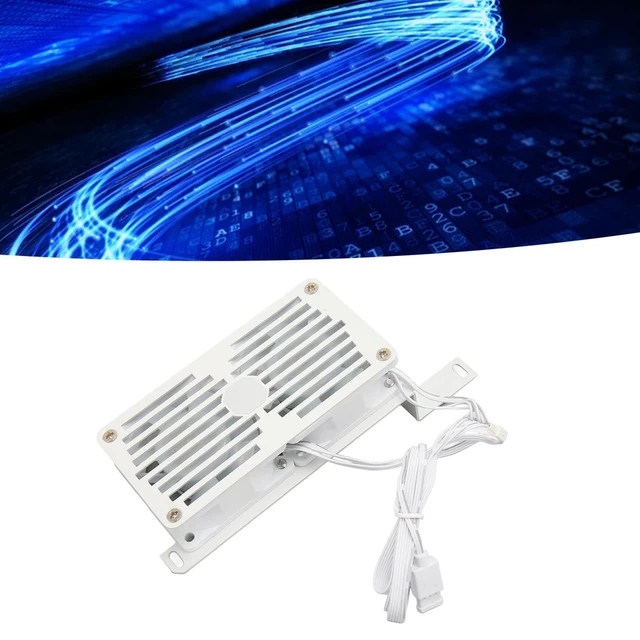 Alt view image 5 of 5 - Beufee Memory Cooling Fan, 3pin Pwm CPU Air Cooler Memory Radiators Double 6025pwm 1000 to 3000rpm 5v for DDR Ddr2 Ddr3 Ddr4 Ddr5(White)