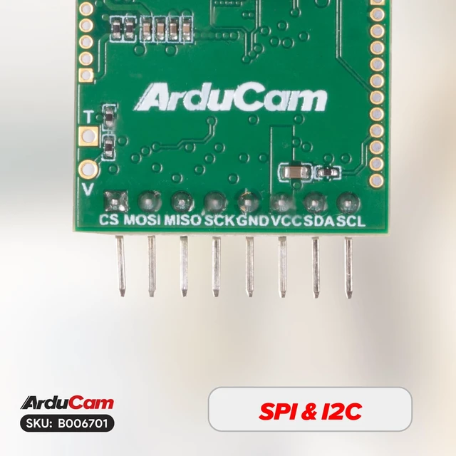 Alt view image 4 of 5 - Arducam Mini Module Camera Shield with OV2640 2 Megapixels Lens Compatible with Arduino UNO Mega2560 Board and Raspberry Pi Pico