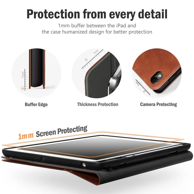 Alt view image 3 of 5 - Antbox Case for iPad Pro 10.5 / iPad Air 3, Brown