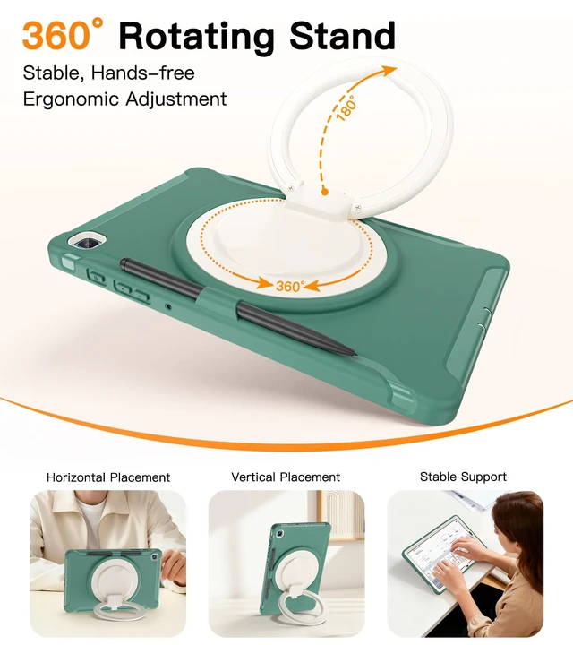Alt view image 4 of 5 - BATYUE Drop-Proof Case for Samsung Galaxy Tab S6 Lite 10.4" 2024/2022/2020