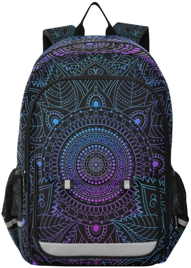 Main image of ALAZA Art Arabesque Mandala Boho Ethnic Bohemian Laptop Backpack Purse for Women Men Travel Bag Casual Daypack with Compartment & Multiple Pockets