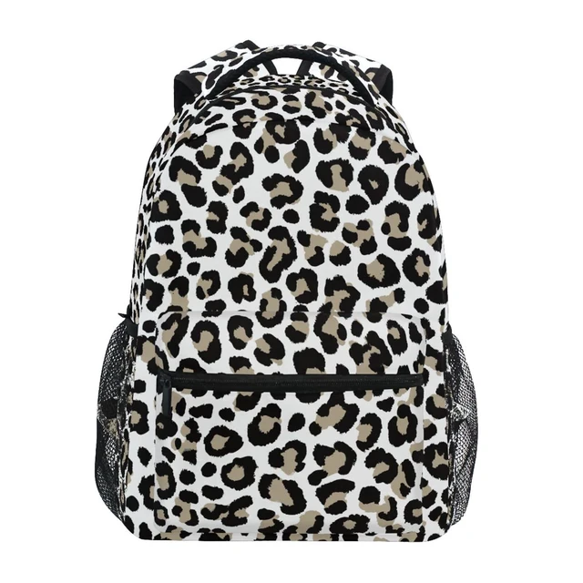 Main image of ALAZA Cheetah Leopard Print Animal Skin Large Backpack for Kids Boys Girls Student Personalized Laptop iPad Tablet Travel School Bag with Multiple Pockets