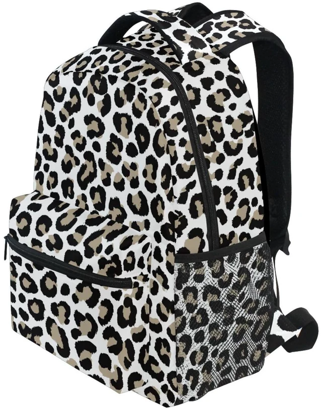 Alt view image 3 of 5 - ALAZA Cheetah Leopard Print Animal Skin Large Backpack for Kids Boys Girls Student Personalized Laptop iPad Tablet Travel School Bag with Multiple Pockets