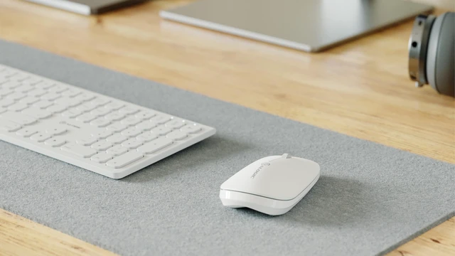 Alt view image 2 of 5 - ALOGIC Echelon USB-C Rechargeable Wireless Mouse, Bluetooth Wireless Mouse with USB-C Charging, Ergonomic Compact Mouse for Windows, macOS & iPadOS
