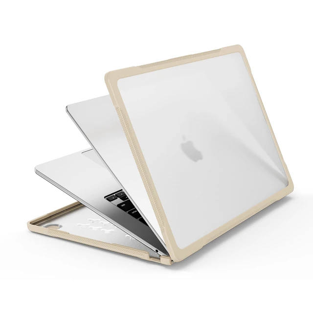 Alt view image 5 of 5 - Batianda Ultimate Slim Case for MacBook Air 15 Inch 2023-2026, Khaki
