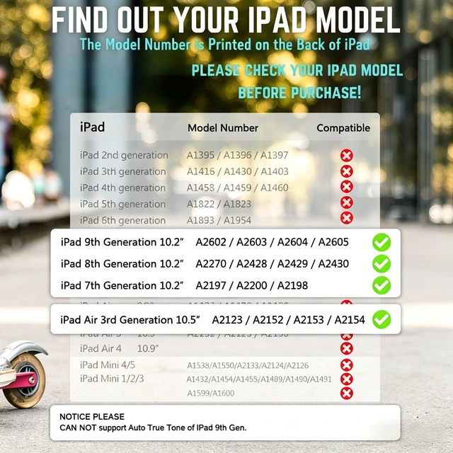 Alt view image 2 of 5 - Pepkoo Case for iPad 10.2 Inch 9th/8th/7th Gen & Air 3 10.5 Shockproof