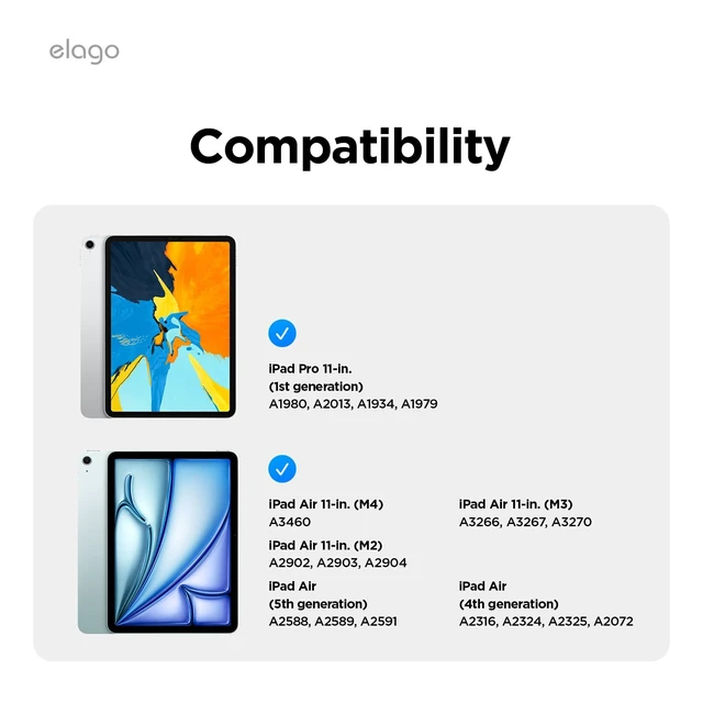 Alt view image 2 of 5 - elago Magnetic Case for iPad Air 11 / iPad Pro 11