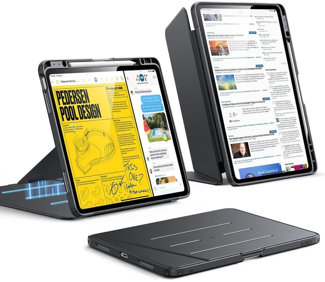 Main image of ESR for iPad Air 13 Inch M4/M3/M2 Case, Flip Series, Black