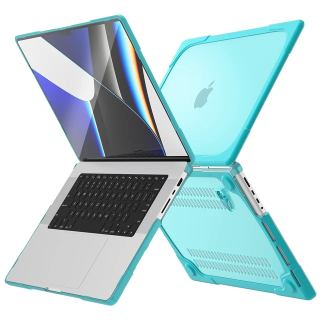 Alt view image 5 of 5 - Batianda Heavy Duty Case for MacBook Pro 16 inch 2026-2021, Blue