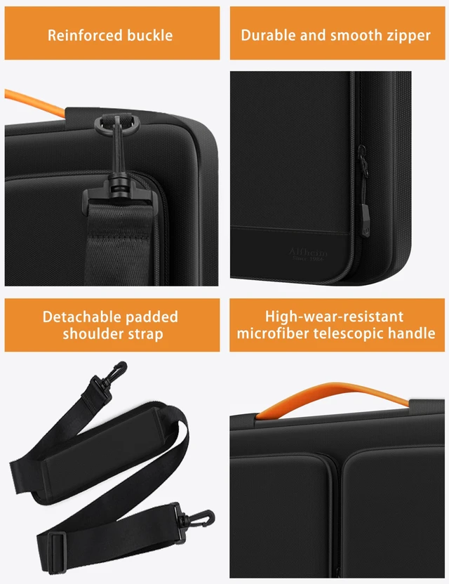 Alt view image 3 of 5 - Alfheim Laptop Bag 15,6-16 inch Laptop Cover, 360 Protective Waterproof Shockproof Lightweight MacBook Pro 16 Notebook Briefcase, Compatible with ASUS Lenovo Dell Samsung
