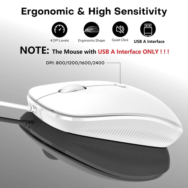 Alt view image 3 of 5 - OMOTON Wired Keyboard and Mouse Combo for Mac(MacOS 11.3+),Easy Plug & Play