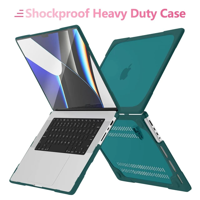 Alt view image 5 of 5 - Batianda Heavy Duty Case for MacBook Pro 16 inch 2026-2021, Dark Teal