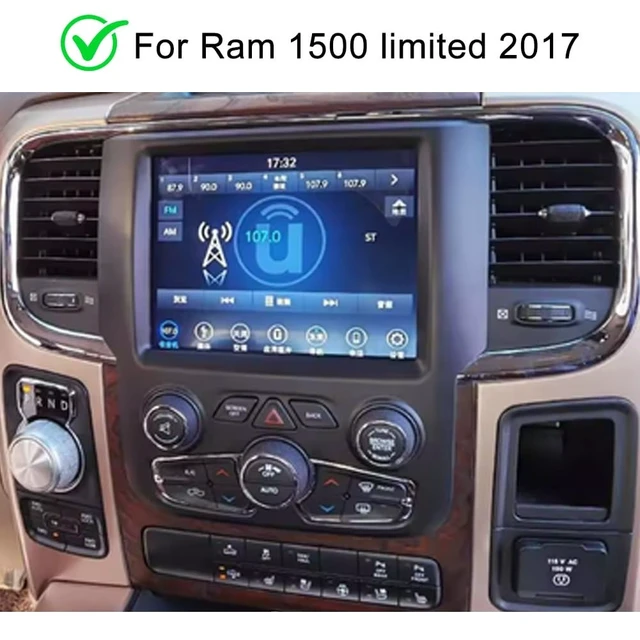 Alt view image 2 of 5 - Surakey Android 15 Car Stereo for Dodge Ram 1500 2500 3500 2017-2020 Car Radio Double Din Head Unit with CarPlay & Android Auto 8.4 Inch Sat Nav GPS WiFi Bluetooth FM RDS SWC Backup Camera, 4+64GB