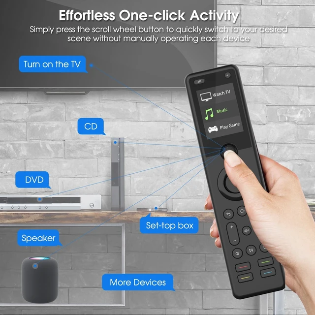 Alt view image 4 of 5 - SofaBaton X1S Universal Remote with Hub, App and Customize Activities