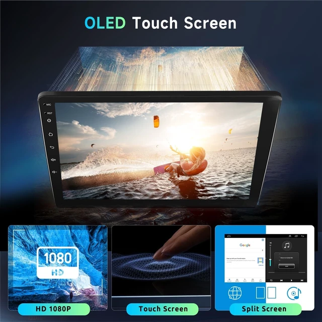 Alt view image 5 of 5 - 8+128G 8 Core Android Car Radio for Honda CRV 2002-2006, 9 Inch QLED Touch Screen Car Stereo Support Wireless Carplay/Android Auto,GPS,WiFi,AM/FM Radio,DSP/Hi-Res Audio+HD Backup Camera