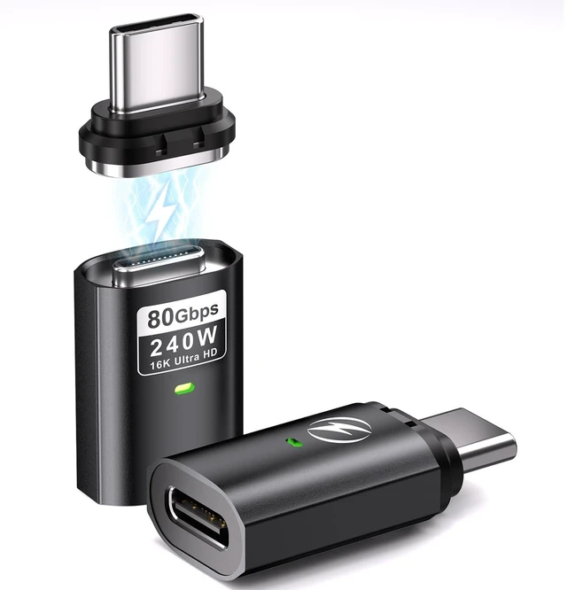 Main image of 240W USB-C Magnetic Adapter 240W, 80Gbps Data Transfer, 16K Video Output