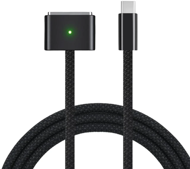 Main image of aceyoon 6.6FT/2M USB C to Magnetic 3 Charging Cable, 140W Magnetic Charger