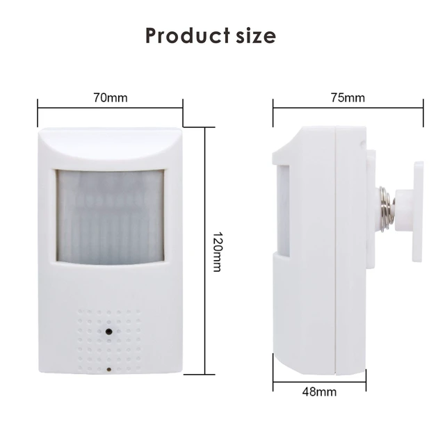 Alt view image 2 of 5 - Tennoz 2.4MP 1080P Hidden Spy Security Camera, 4in1 (TVI/AHD/CVI/960H)