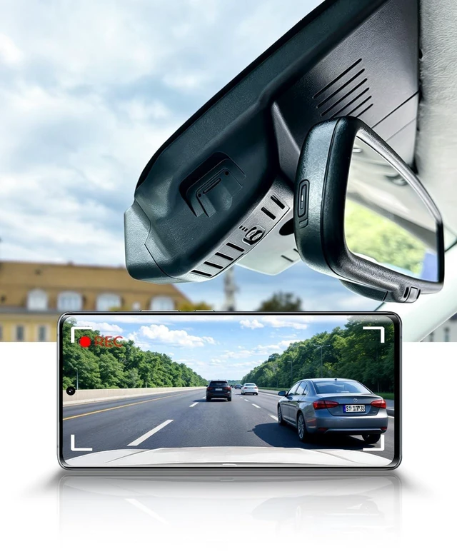 Main image of Fitcamx 4K Dash Cam Suitable for Hyundai Palisade 2020-2022 (Part No#S8000), OEM Factory Look, 2160P UHD Video, Built-in WiFi & APP, Loop Recording, G-Sensor, Night Vision, Easy to Install, 64GB Card