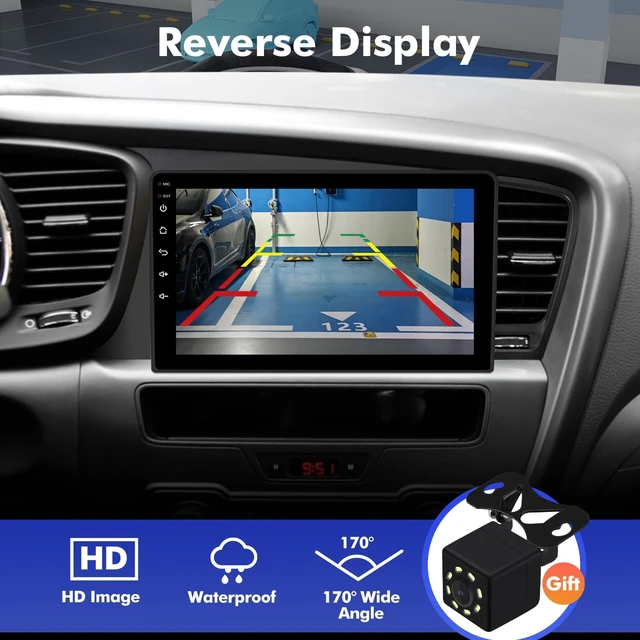 Alt view image 4 of 5 - 4+64GB 9 Inch Touchscreen Android 14 Car Radio Stereo for Kia Optima K5 2010-2013 with CarPlay/Android Auto Car Radio, Support WiFi 6, Bluetooth,5.4, Backup Camera, SWC