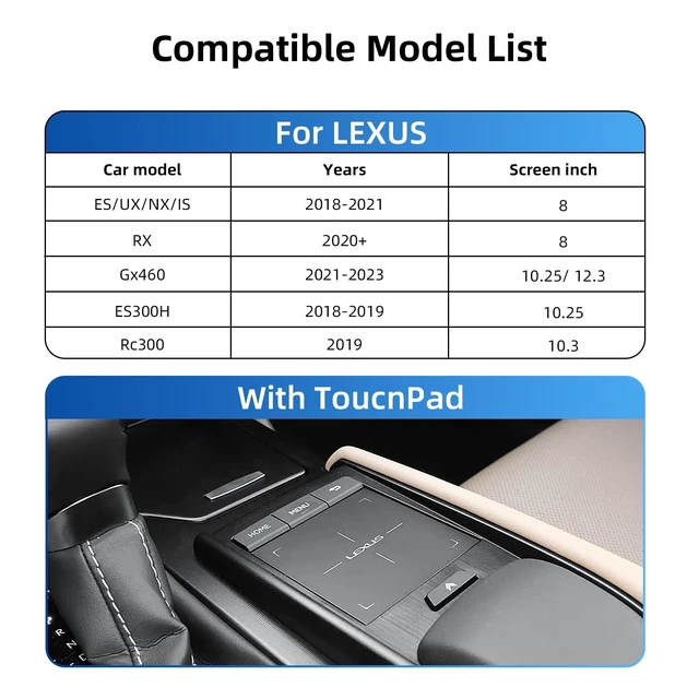Alt view image 2 of 5 - Wireless Carplay Retrofit Kit for Lexus GX460/ES/UX/NX/IS/RX/ES300H/Rc300
