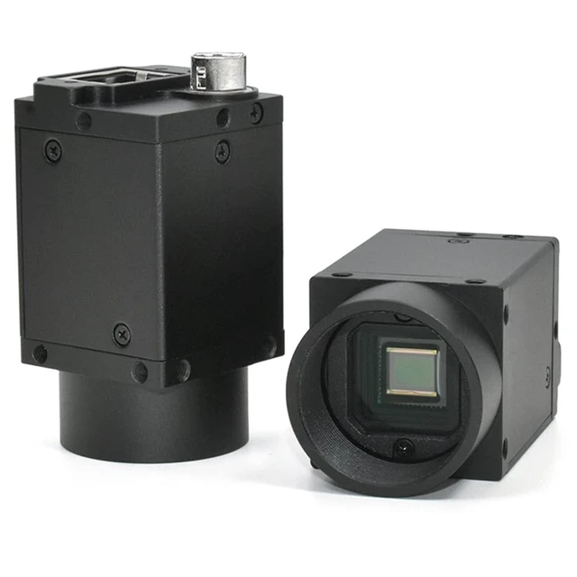 Alt view image 3 of 5 - HTENG VISHI Gigabit GigE Ethernet 2.3MP 2/3" Mono Global Shutter Industrial Camera Machine Vision C Mouth CMOS Area Scan Camera 1920X1200 51FPS Indoor