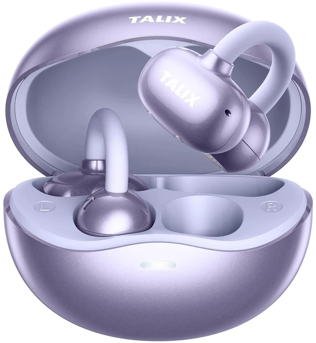 Main image of TALIX Ultra Open Ear Earbuds X6, Clip-On Headphone with Directional Sound, Ultra-Light Comfort Fit, Bluetooth 5.4 Wireless Earbuds, 26H Playtime, Spatial Sound, for Running, Workout& Daily Use(