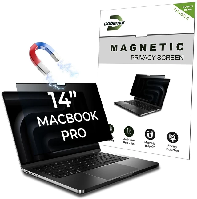 Main image of Privacy Screen Protector for MacBook Pro 14 Inch (2021-2026,M1-M5,Pro/Max)