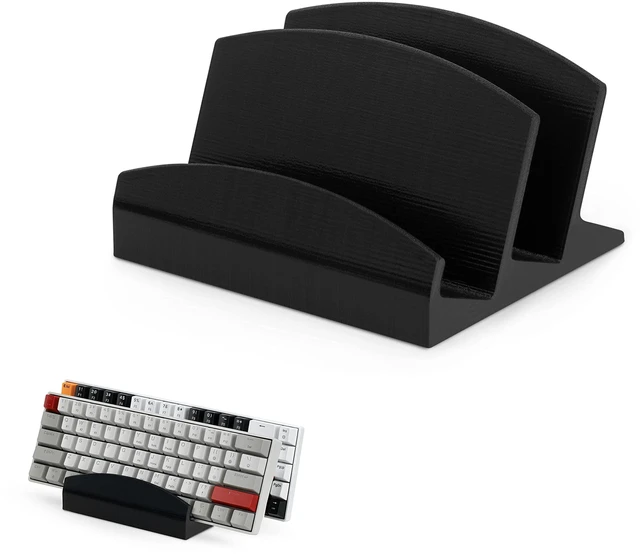 Main image of BRAINWAVZ Dual Desktop Keyboard Stand Holder, Suitable for Small Gaming Keyboards and Large Full-Size Boards, Organize Your Workspace and Keeping it Clutter-Free (D02)