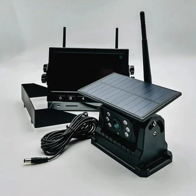 Alt view image 5 of 5 - FalconEye Electronics HelioView Wireless Solar Powered Backup Camera System - 2 Cam System: (1) LCD, (2) cams