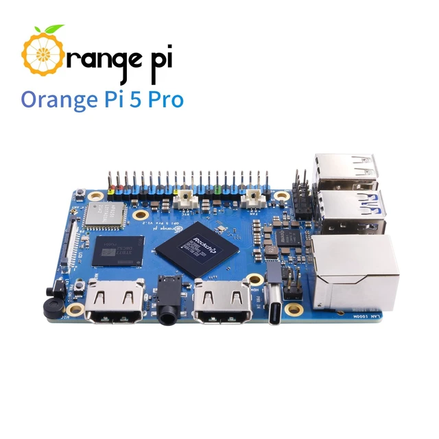 Alt view image 5 of 5 - Orange Pi 5 Pro 8GB LPDDR5 RK3588S 8 Core 64 Bit Single Board Computer, 8K Video Decoding 2.4GHz Frequency WiFi Bluetooth Open Source Board Run Orange Pi OS, Android, Debian, Ubuntu