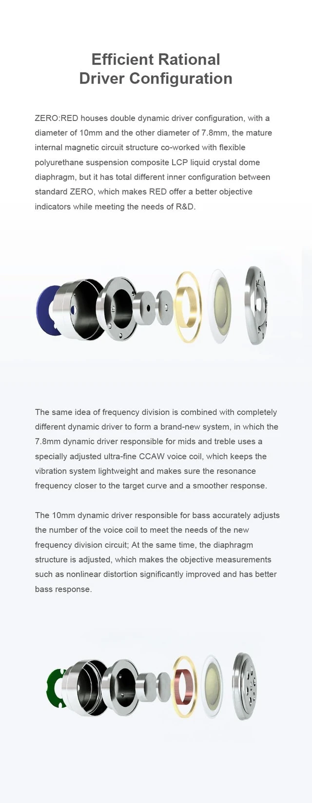 Alt view image 5 of 5 - TRUTHEAR x Crinacle Zero: RED Dual Dynamic Drivers in-Ear Headphone Gaming Earbuds HiFi Wired Earbuds