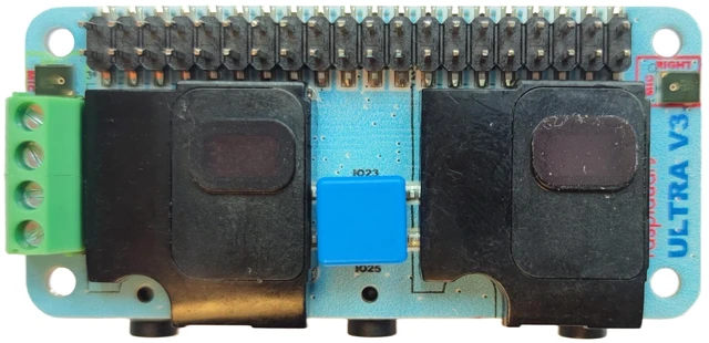 Main image of RASPIAUDIO Audio DAC Hat Sound Card for Raspberry PI5 All Models Pi5 / Pi Zero / Pi4/ Pi3B / Pi3B+ / Better Quality Than USB (Ultra++) Plug and Play no Driver