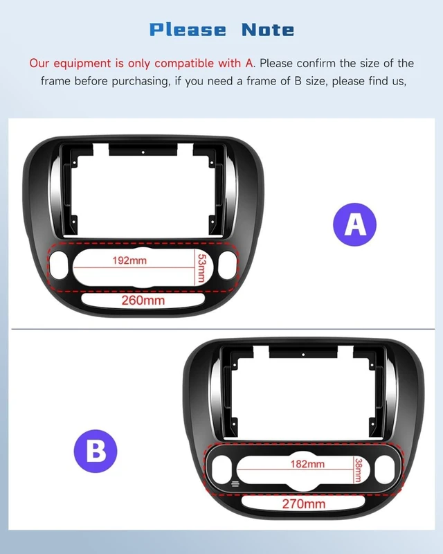 Alt view image 3 of 5 - Hikity Double Din Car Stereo for Kia Soul 2014-2017 9 Inch IPS Touch Screen Wireless Carplay Android Auto Car Radio DSP Bluetooth FM RDS SWC AHD Backup Camera Color Backlight Settings