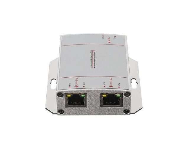 Alt view image 3 of 3 - GemaVision 3-Port Gigabit PoE Extender IEEE802.3af/at PoE Standards Unmanaged Mode,Plug and Play,Metal Shell,PFT302S