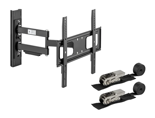 Alt view image 3 of 5 - ZeboZap 32"70" TVs ^^ Outdoor Full Motion TV Mount Fits Pillars & Poles, No Drill Gazebo & Pergola TV Mount, VESA 400x400, Holds 80 lbs
