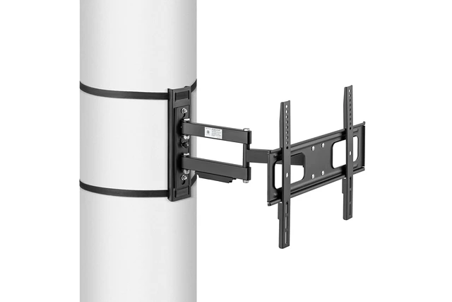 Alt view image 2 of 5 - ZeboZap 32"70" TVs ^^ Outdoor Full Motion TV Mount Fits Pillars & Poles, No Drill Gazebo & Pergola TV Mount, VESA 400x400, Holds 80 lbs