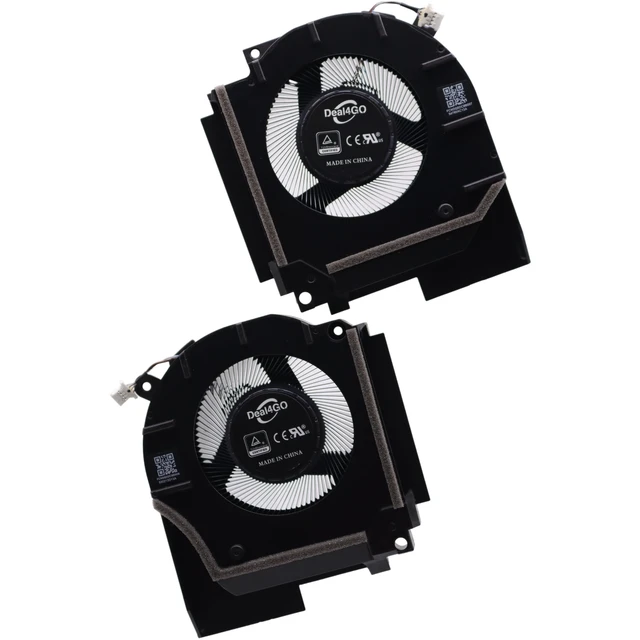 Alt view image 2 of 5 - Deal4GO CPU GPU Graphics Cooling Fan P23096-001 Replacement for HP Omen 16-AP 16-AM 16-AP000 16-AM0000 16-AP0053DX 16-AM0073DX