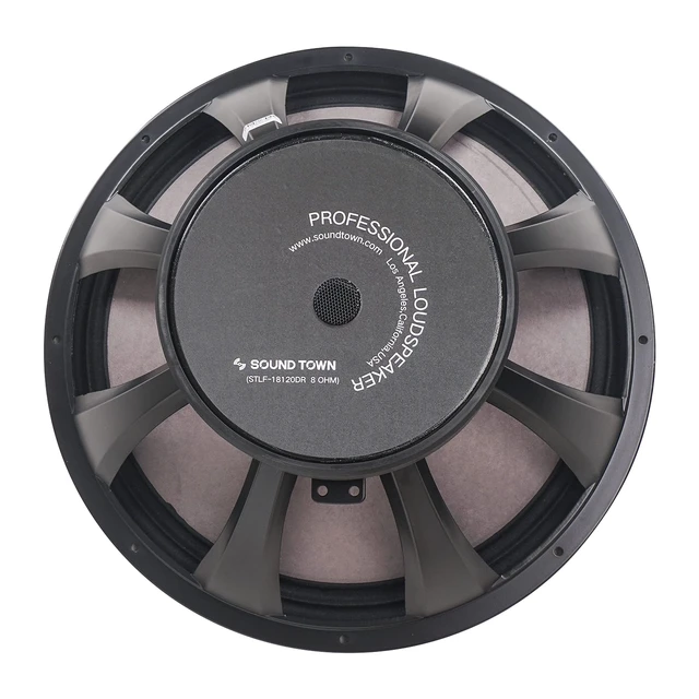 Alt view image 2 of 5 - Sound Town 18" 500W Cast Aluminum Frame Woofer (Low Frequency Driver), Replacement Woofer for PA/DJ Subwoofer Cabinets (STLF-18120DR)