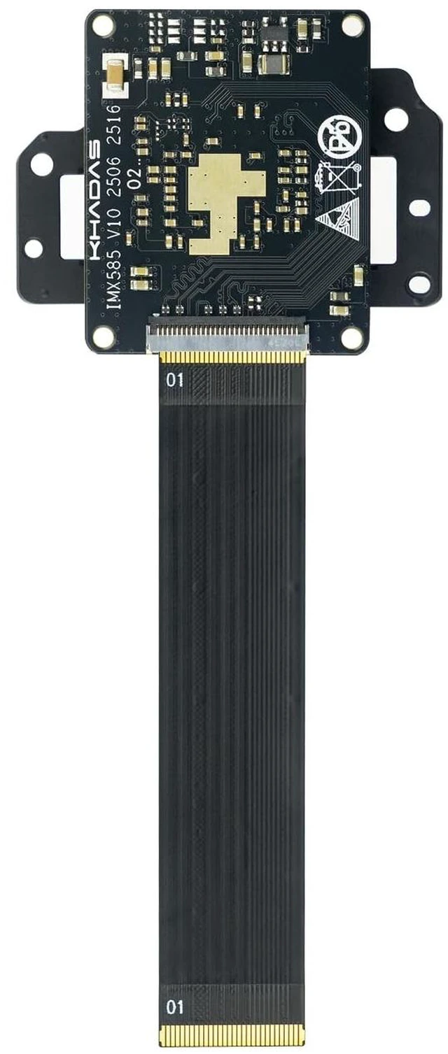Alt view image 2 of 5 - Khadas IMX585 Camera Module, 4K Ultra HD 8MP, 1/1.2" Large Sensor, F1.0 Wide Aperture, Low Distortion Wide Angle with Replaceable FPC Cable