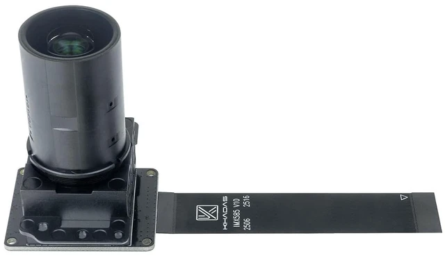 Alt view image 3 of 5 - Khadas IMX585 Camera Module, 4K Ultra HD 8MP, 1/1.2" Large Sensor, F1.0 Wide Aperture, Low Distortion Wide Angle with Replaceable FPC Cable
