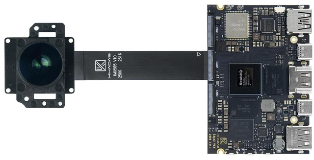 Alt view image 5 of 5 - Khadas IMX585 Camera Module, 4K Ultra HD 8MP, 1/1.2" Large Sensor, F1.0 Wide Aperture, Low Distortion Wide Angle with Replaceable FPC Cable