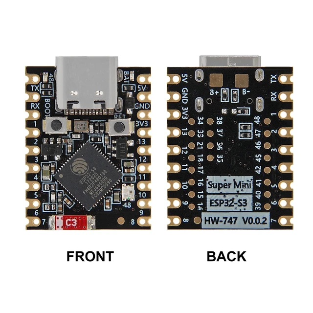 Alt view image 2 of 5 - 10Pcs ESP32 S3 Mini Development Board ESP32-S3 with WiFi Bluetooth Dual-Core Processor Compact ESP32 Dev Board for IoT Projects
