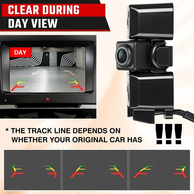 Alt view image 2 of 5 - Backup Camera Fit for Silverado Cheyenne 2014 2015, Sierra 1500 2500/3500HD