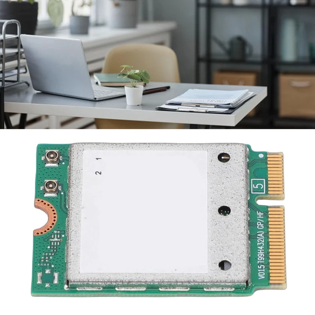 Alt view image 5 of 5 - LAISANIM QCNCM865 WiFi 7 Wireless Network Card, M.2 Interface 5.8Gbps Triple Band 2.4GHz 5GHz 6GHz with Support 4K QAM, 11 PC Laptops
